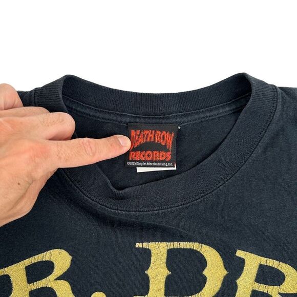 Dr Dre The Chronic Album 2005 Death Row Records Rap Tee Size M - Picture 3 of 5